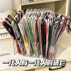 Paper Bag Storage Organizer, Main Cabinet, Clothing Store Packaging Bag Storage Box, Large Capacity Storage Basket for Holding Milk Tea Bags