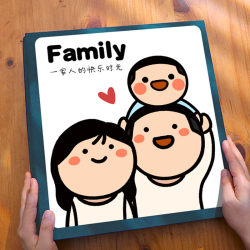 Photo Album, Large-Capacity Interstitial Photo Album, Kidsren's Family Commemorative Album, Baby Growth Record Album, 5 Inches, 6 Inches, 78