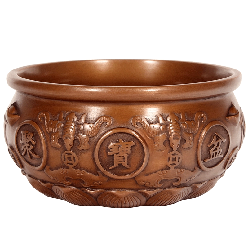 銅 細工 四大神獣 銅盤 聚宝盆鎮宅之宝 装飾品 工芸品 置物 銅 細工 四大神獣 銅盤 聚宝盆鎮宅之宝 装飾品 工芸品 置物