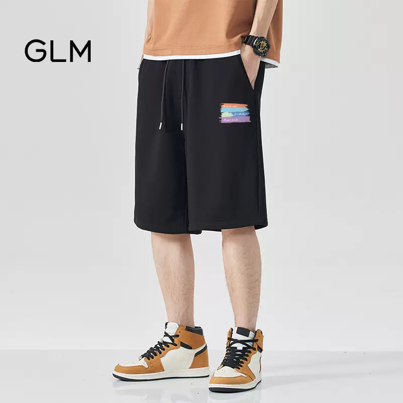 森马旗下 GLM 23年款 夏季宽松休闲 男式五分裤*2件  天猫优惠券折后￥59.8 多色可选