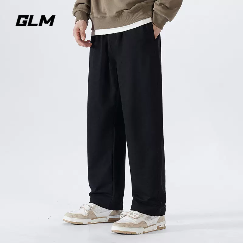 GLM 23年秋季款 高街垂感 男式阔腿裤 天猫优惠券折后￥29.9包邮（￥79.9-50）多色可选