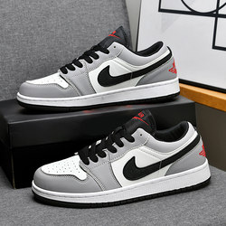 Putian Men's Shoes Smoke Gray Low2026 New Model Sneakers Women's Versatile Couple Sports Casual Low-Top Black and White Panda