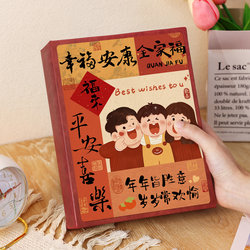 Small Photo Album, Large Capacity Commemorative Album with Insert Pages for 5-Inch and 6-Inch Photos, High-Quality Leather Family Baby Growth Photo Album