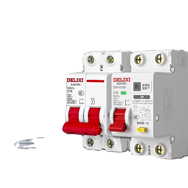 DZ47LE-63 家庭用エアスイッチミニチュアサーキットブレーカー 3P スイッチ漏電保護装置付き三相メインゲート(10A) DZ47LE-63  家庭用ミニチュアサーキットブレーカ 1P/2P/3P/4P エアスイッチ 漏れ保護装置付き 三相メインゲート T DZ47LE-63 家庭用ミニチュア  サーキット ... 漏電保護機能付き2ピンエアスイッチ 220V サーキットブレーカー(2P-10A)