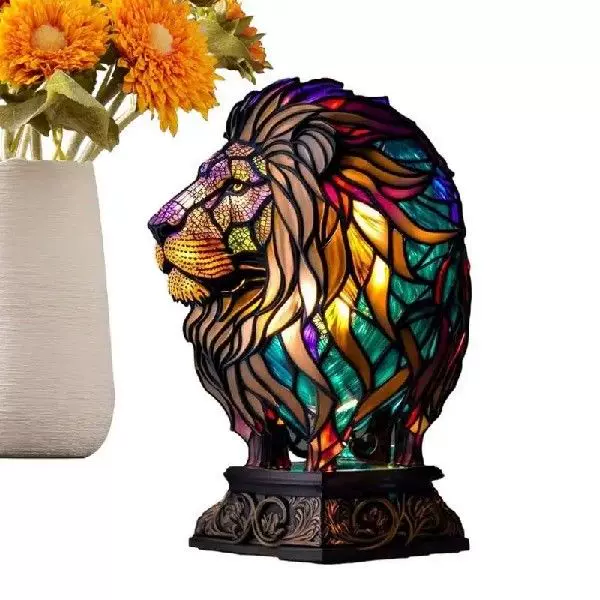 Night Lamp For Nightstand Decorative Animals Shape Resin-Taobao