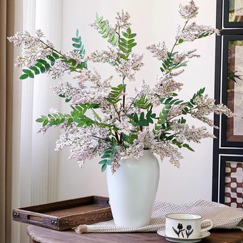 
High-grade Sophora japonica flower artificial flower decoration ornament flower landscaping flower immortal flower plastic flower decorative flower silk flower