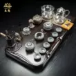 Gỗ Mun chắc chắn khay trà Kung Fu trà gia đình bàn trà Bộ ấm trà thủy tinh tất cả trong một hoàn toàn tự động mẫu mới bàn trà điện seko