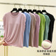 2024 new T-shirt with chest pad for women's summer thin modal sleeveless top loose and versatile without wearing bra base