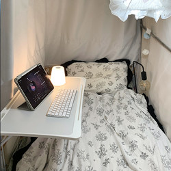 Dormitory Bed Table, Foldable Bunk Bed Suspended Side Desk, Lazy Desk, Computer Desk, Foldable No-Installation Desk