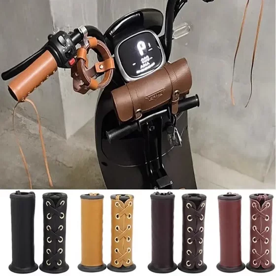 
Four Seasons Universal Electric Bicycle Handle Cover Decorative Modification Accessories Rubber Cover Motorcycle Anti-Slip and Sweat-proof Handle Cover