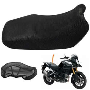 
Suitable for Suzuki Motorcycles - Seat Cushion Net Insulation Sun Protection Honeycomb Net Cover.DL1000 Black