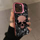 Phone Cases Covers Punk Goth Skull Illustration Silicone TPU iPhone 15, iPhone 14, iPhone 13, iPhone 12,