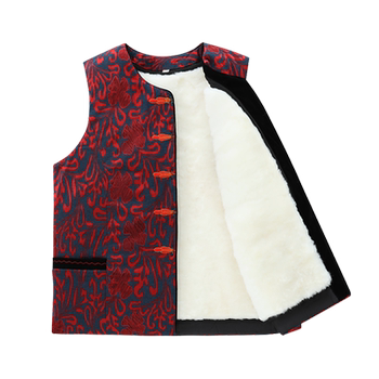 [100%Australian Wool] Vests Women's Fur in One
