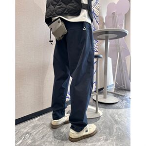 
Outdoor triangle logo loose tapered casual pants men's loose straight versatile mountaineering sports pants long pants spring