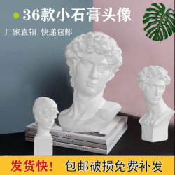 Small Plaster Statue of David, Marseille, Female Sketch, Teaching Aids, Art Supplies, Decorative Sculpture, European Style