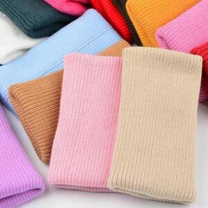
Fake sleeve lengthening artifact thickened knitted sleeve cover ribbed elastic threaded pants down jacket children's cuffs