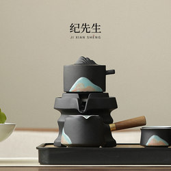 2025 New Model Yanshan Lazy Tea Brewing Device Kung Fu Tea Set for Home Use Automatic Tea Maker Light Luxury High-End