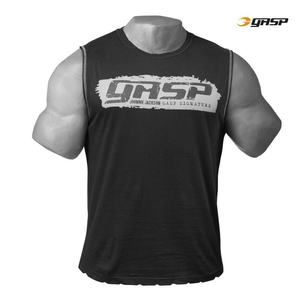 
GASP American vest men's fitness sweat-absorbent retro bodybuilding loose large size sports sleeveless T-shirt training clothing waistcoat