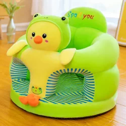 New anti-fall baby learning seat, cartoon plush toy, baby learning seat, small sofa, anti-collision, safe and odor-free