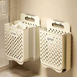 2025 Premium Dirty Clothes Storage Basket for Home Bathroom, Foldable Laundry Hamper for Clothes