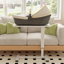 Diaper Table, Multifunctional Baby Care Table for Home Use, Bedroom for Changing Newborn Diapers, Movable Adjustable Bedside Table