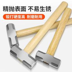 Hammer, Iron Hammer, Six-Pound Hammer Head, 4P Hammer, Square Hammer Head, Octagonal Hammer Head, Sledgehammer, Iron Hammer, Large Hammer, Iron Hammer with Wooden Handle