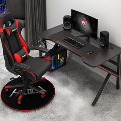 Computer Desk and Chair Set, a Set of Gaming Desk and Chair, Streamer Desktop Computer Desk, Home Desk, Writing Desk and Chair, Gaming Desk