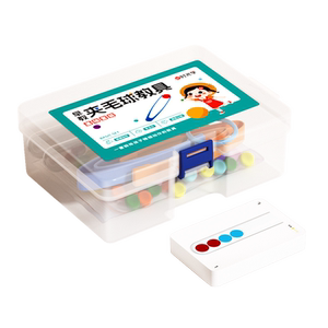 
Time Optical Early Education Hair Patch Ball Teaching Aids Children's Educational Concentration Training Toys 3-6 Years Old Bean Picking Enlightenment