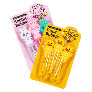 
Cartoon children's bubble stick handheld blowing bubble toy girl small yellow duck supplement concentrated liquid water mini