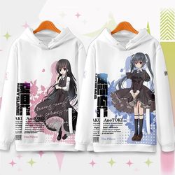 Sakura No Uta Sakura No Kaku Natsume Ruihime Shinjirou Peripheral Anime Sweatshirt Jacket Hoodie