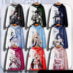 Clothing Related to the Anime Re:Zero - Starting Life in Another World: Long Distance, Katsukiya, Chisaki Touyuki, Men's Hooded Sweatshirt, Autumn and Winter Wear