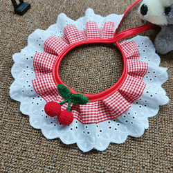 Cat Bib, Dog Saliva Towel, Small and Medium-Sized Dog Scarf, Bib, Cute Ragdoll Teddy Bib, Pet Accessories