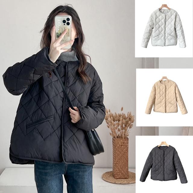 Japanese thin down jacket for women in autumn and winter fashion new fashionable loose small person lightweight slim short jacket trendy