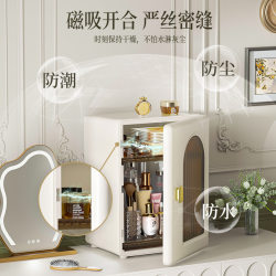 Makeup Storage Box, Household Large Dressing Table, Skin Care Product Dust-Proof Desktop Storage Cabinet, Multi-Functional Drawer Makeup Box