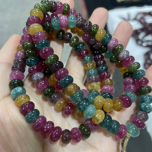 8mm ceiling graduation grade color marking rainbow tourmaline abacus bead bracelet bracelet