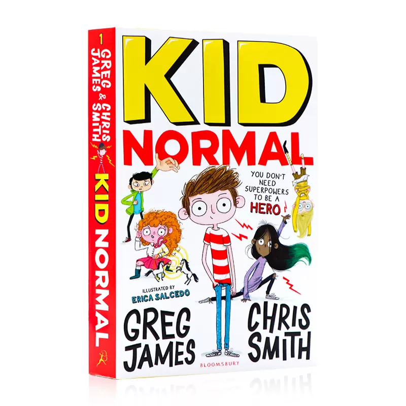 麻瓜小子1 Kid Normal 进口英文原版麻瓜小孩超级英雄儿童文学