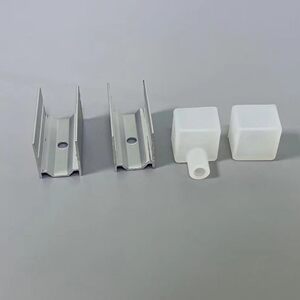 led硅胶套管灯带平面发光灯带配件防水堵头灯带铝卡扣配件配件