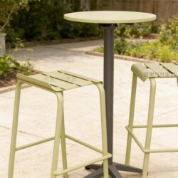 Outdoor Industrial Style Bar Stools, Restaurant, Park, Open-Air Milk Tea Shop, Designer Bar Table and Bar Chair Set
