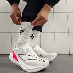 Li-Ning Outdoor·Sufei 5C Ultra-Light Carbon Plate Running Shoes for Men, Children, and Students 4C Professional Racing Shock-Absorbing Shoes