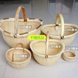Wicker Baskets, Rattan Storage Baskets, Handmade Baskets for Farmhouses, Wedding Baskets, Handmade Steamed Bun Baskets