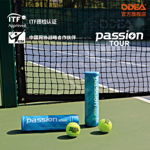 
Tennis ODEA Passion pressure match ball high rebound resistance practice training 4 canned tennis balls