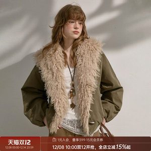 
DIDDIMODA plush jacket/kitten sweater/skirt