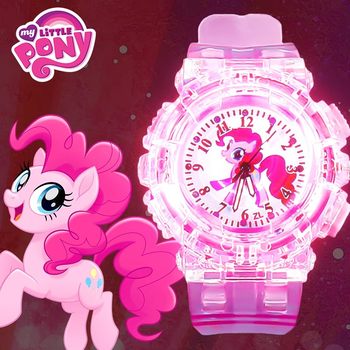 
Little Pony and Children's Glowing Watch Gift