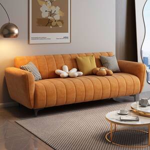 
2026 Modern minimalist row home living room small apartment cream style sofa does not take up space small fabric sofa
