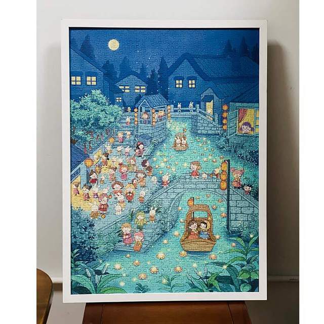 Puzzle Plug In Kors puzzle 1000 pieces plug -in painter original velvet texture adult ...