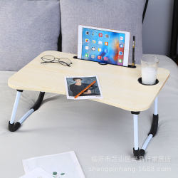 Bed desk folding small table liftable lazy table