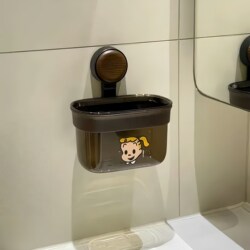 Vintage-Style Wall-Mounted Storage Rack for Facial Masks, Used Towel Storage, Bathroom Sink Wall-Mounted No-Drill Storage Shelf