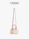 COOGI bag women's new 2025 light luxury high-end handbag single shoulder crossbody bag bowling bag small square bag