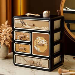 Cosmetic Storage Box, Drawer-Type, High-End Luxury Dressing Table, Skin Care Product Storage Rack, Household Multi-Layer Organizing Box