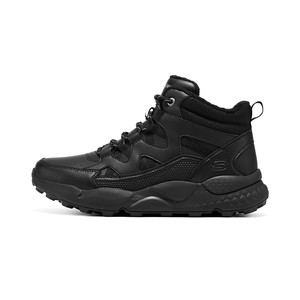 
Skechers velvet cotton shoes 2025 winter men's high-top sports and leisure outdoor shoes are comfortable and versatile